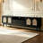 Black Solid Wood TV Stands
