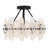 Abigail 4-Light Matte Black Semi-Flush Mount