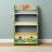 Dinosaur Kingdom Kids Wooden 3-Tier Bookshelf with Drawer