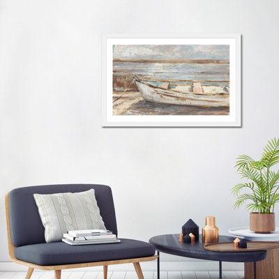 «Weathered Row bateau II» par Ethan Harper - reproduction d'art