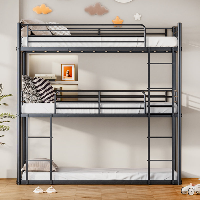 Metal Triple Bunk Bed