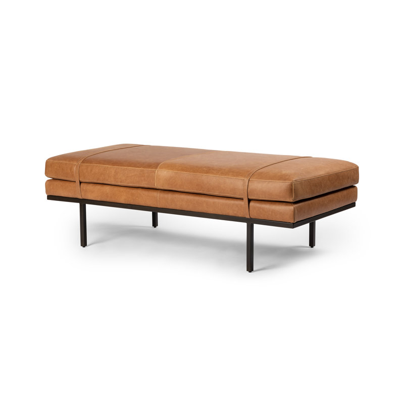 Harris Upholstered Bench, Palermo Cognac