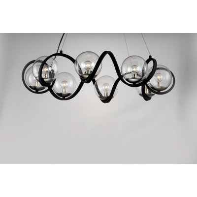 Lustre géométrique 8 lumières unique/à l’état Schumann