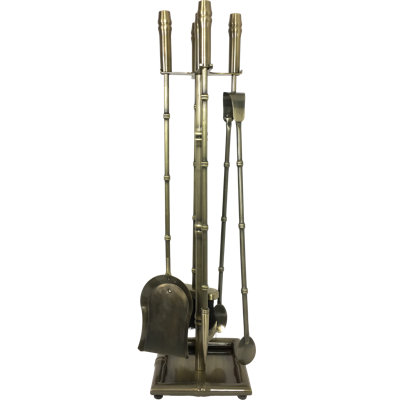 Winferd Steel Fireplace Tool Set
