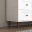 Armoire de rangement blanche en panneau de fibres à densité moyenne blanche, grands armoires de cuisine avec portes en verre et tablettes réglables, armoire de rangement autoportante pour la cuisine, le salon