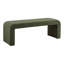 Banc moderne rembourré avec cascade moderne Boucle