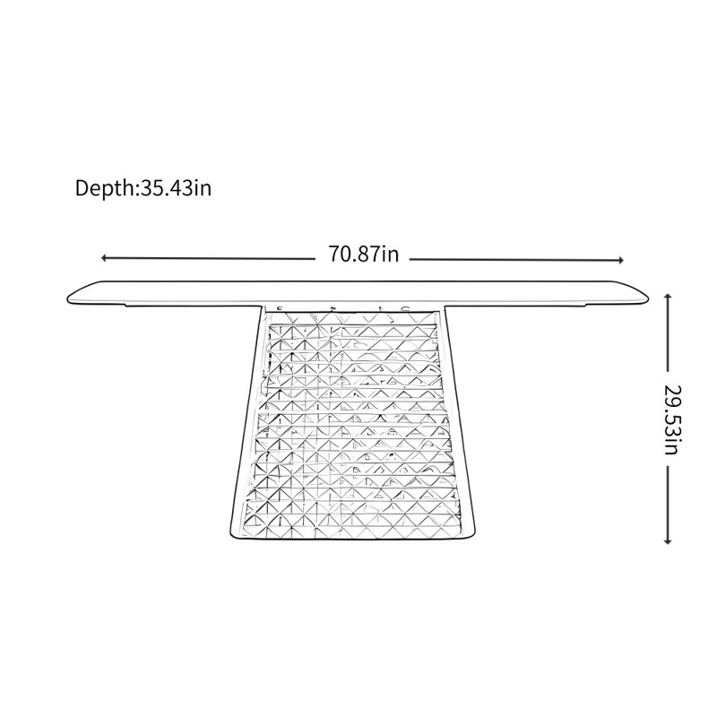 Italian Light Luxury Creative Dining Table