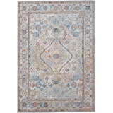 Lorentzen Blue/Brown/Ivory Area Rug