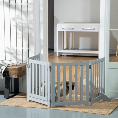 Barrière pour animaux pliable et autoportante