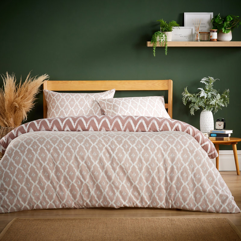 Polyester No Pattern Duvet Cover Set with Pillowcases Included, Brown, Double Duvet Cover Set + 2 Pillowcases