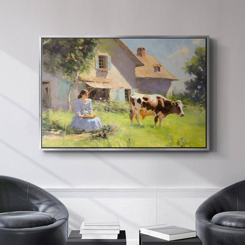 "Vintage Landscape -CCLI" sur toile, H 27 po x l 41 po