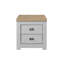 Highgate 2 Drawer Bedside Table-753468071