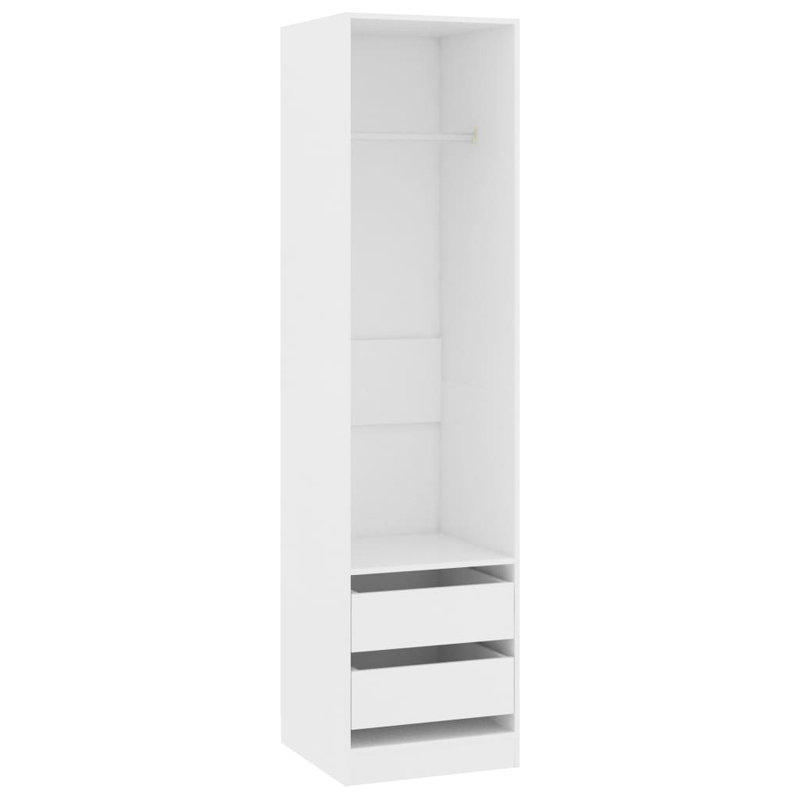 Edela Manufactured Wood Wardrobe, White