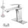 Single-Hole Single-handle Bathroom Faucet with Drain Assembly