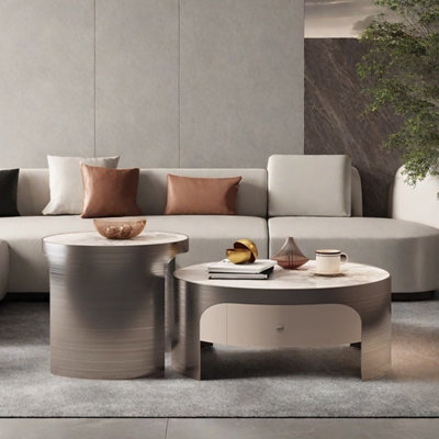 Table basse Minimalist Light Luxury Design Sense