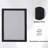 Waterproof Rectangle Solid Wood Framed Wall Mirror-1418447706-1418447700