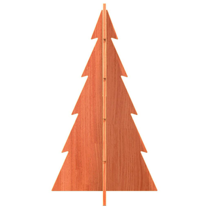 Christmas Decorative Accent, 80cm H x 45cm W x 45cm D, Wax Brown