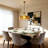 Vintage 8 - Light Dimmable Amber Empire Chandelier