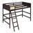 Solid Wood Twin Size Loft Bed With Ladder-372904774
