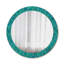 Huldar Glass Flat Wall Mirror