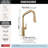 Single Handle Pull-Down Kitchen Faucet-124678930