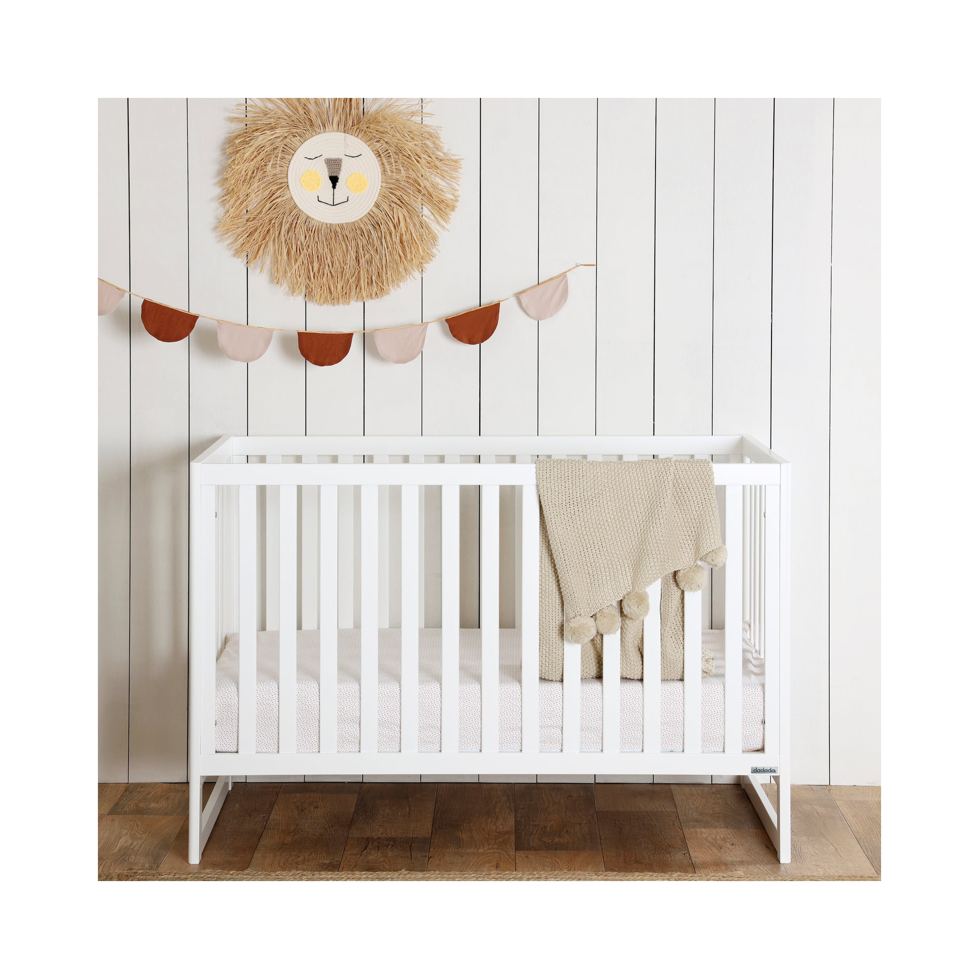 Austin 3-in-1 Convertible Crib, White