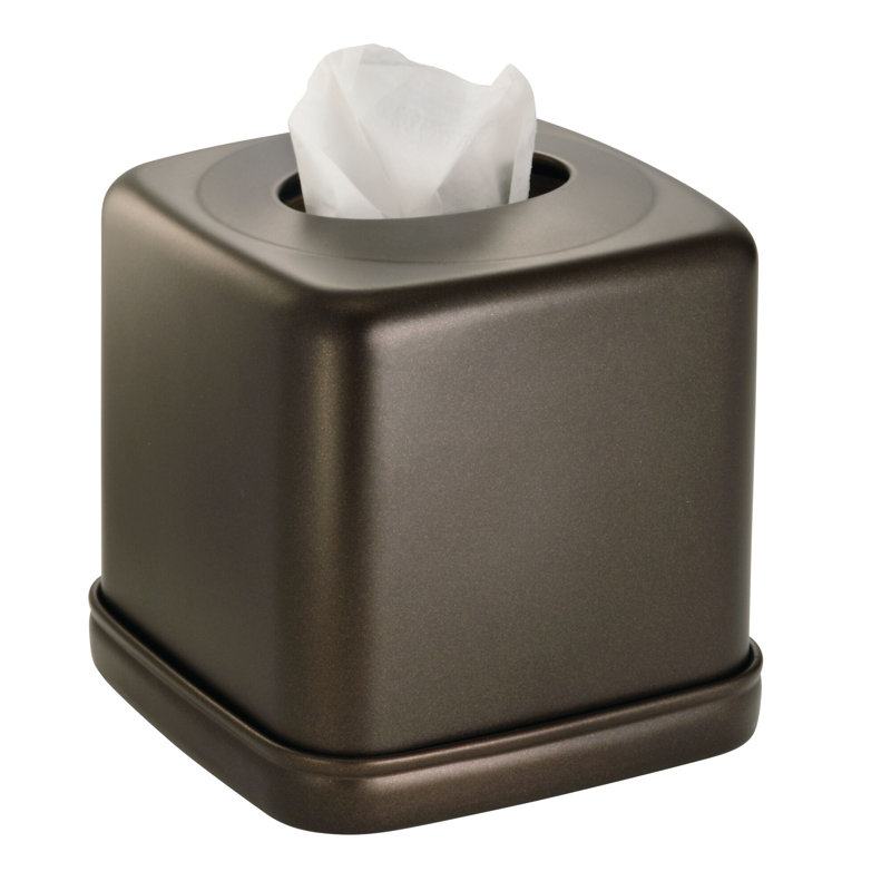 Bronze Metal Square Tissue Box Cover for Bathroom