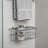 Porcelain Soap/Lotion Dispensers With Silver Pump  Soap Dispenser for Bathroom or Vanity 