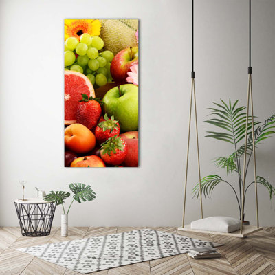 Fruit And Flowers - Wrapped Canvas Print