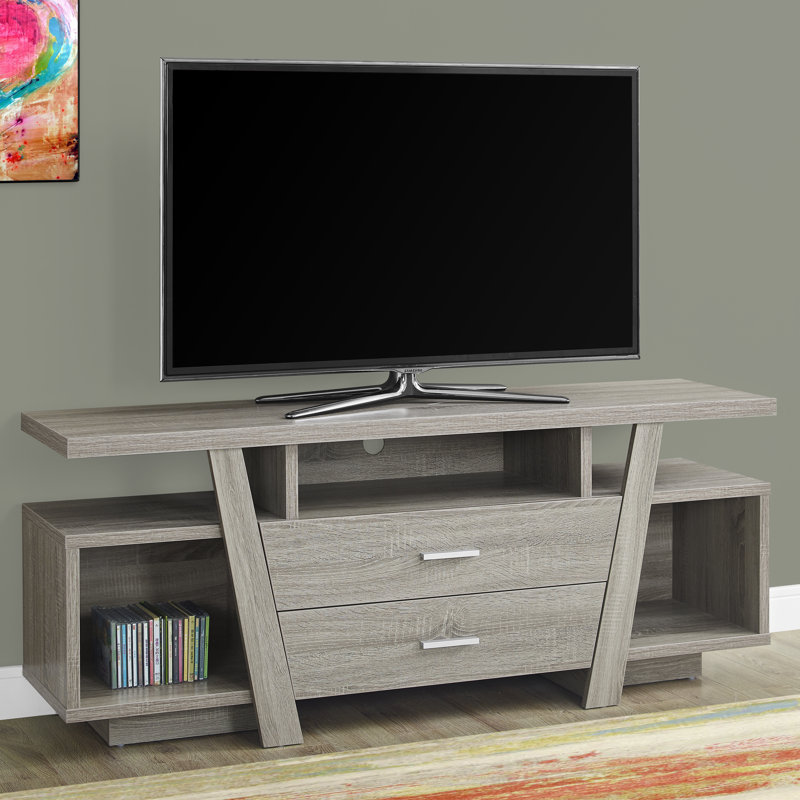 Meuble télé pour téléviseur de 65 po ou moins Epinal, Blanc