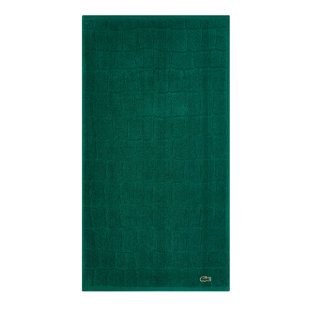 Serviette 100% coton jacquard Lacoste