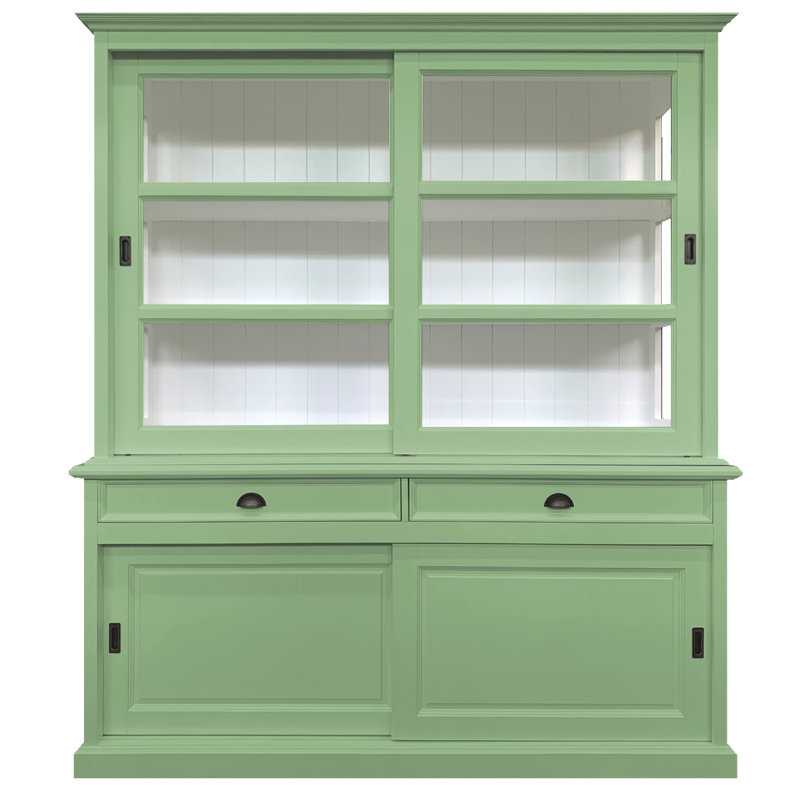 Baya Display Cabinet, Pale Green