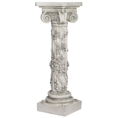 Rose Garland Pedestal Plant Stand
