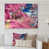 Toile avec cadre flottant blanc