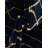 Glam Navy Blue Gold Area Rug-86615377