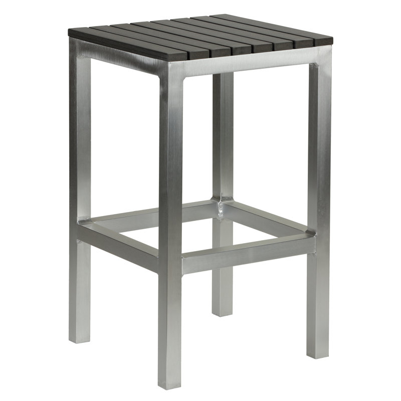Riveter Metal Outdoor Stool