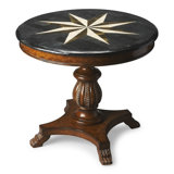 Andorra Fossil Stone 36" Foyer Table