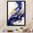 Impression noire sur toile encadrée sélectionné
