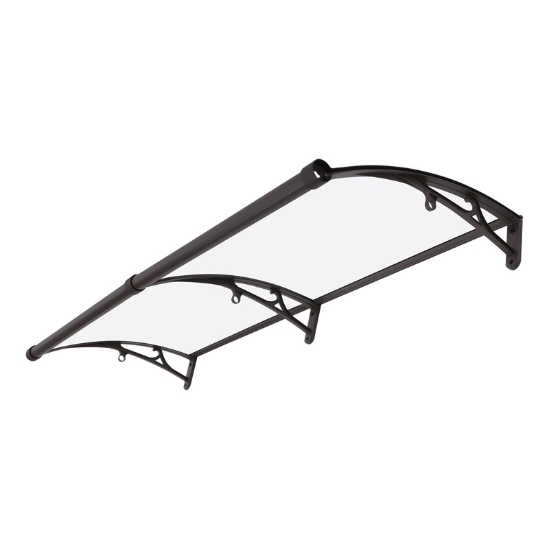 Metal Fixed Awning, CoffeeClear