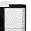 Buffet Buffet, armoire de rangement avec portes rouges, 2 tiroirs au style de panneau unique-2093405777