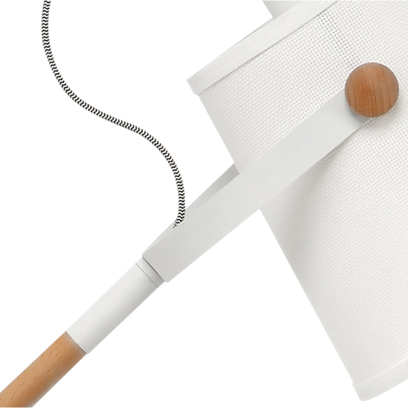 Sherrill 152cm Task Floor Lamp, Matt White