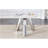 A 42-Inch Stainless Steel Leg Round Table With A Marble Top Is Suitable For Use By Four Or Six People-1048846619-1048846613-1048846614