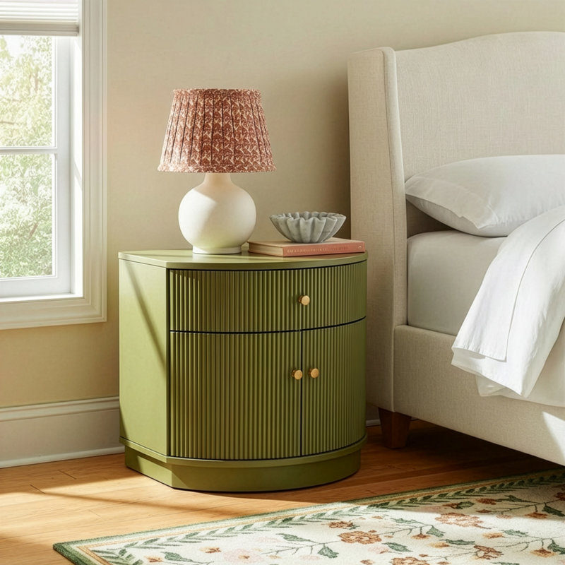 Erinn 23.5'' W Nightstand, Green