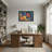 Text & Numbers Cardinal Bird Floral Pattern On Wood-1688438797
