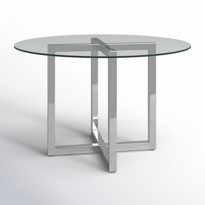 Dern Glass Round Dining Table
