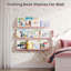 6 tablettes flottantes roses