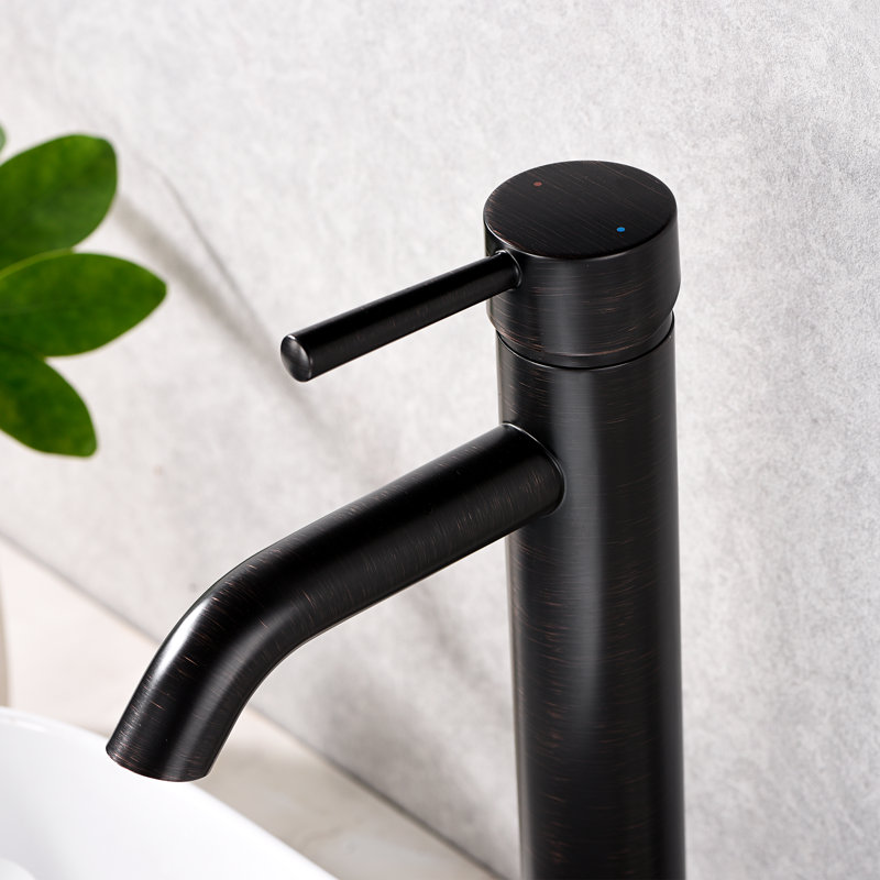 Vessel Sink Bathroom Faucet with Drain Assembly, Oil Rubbed Bronze