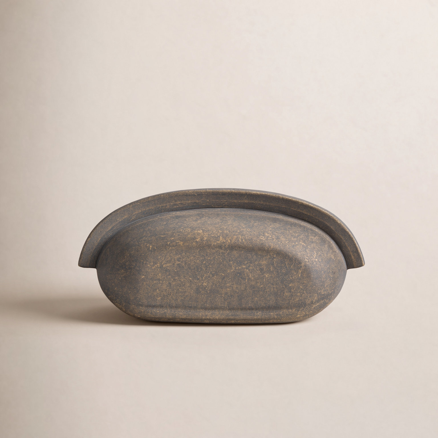 2.5" Cup Bin Cabinet Pull, Antique Brass