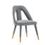 Chaise d'appoint en velours Neda-91028775