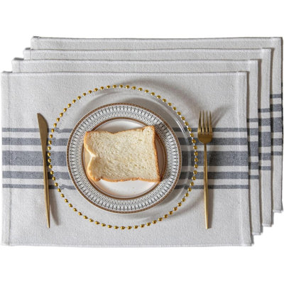 Groveton Cotton Twill Striped Rectangle Placemat